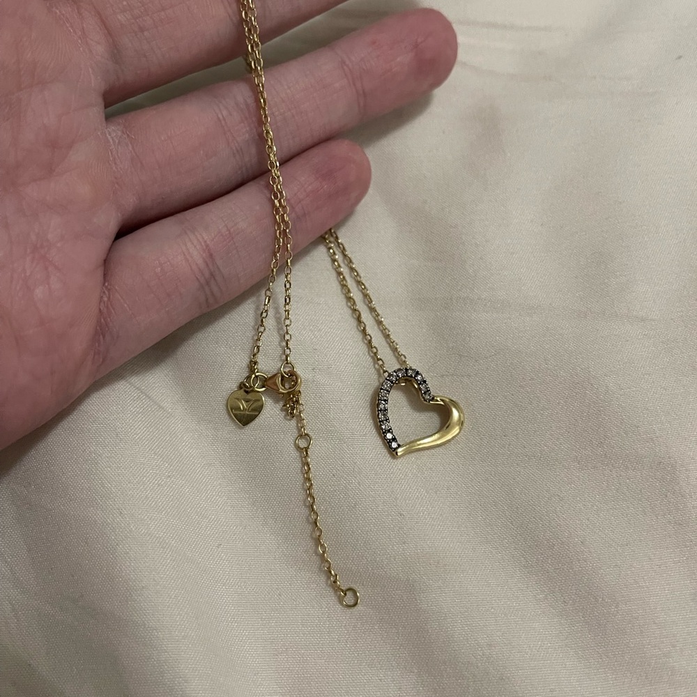 Le Vian® 14K Gold Chocolate Diamond Heart Necklace – 1/5 ct t.w. – Original Box - Picture 11 of 12